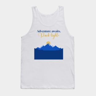 Adventure Awaits Pack Light Tank Top